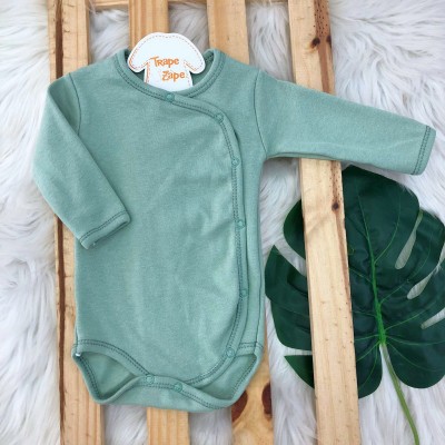 kimono M/l Verde Liso